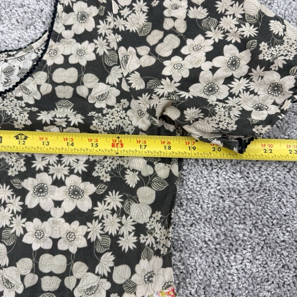 Natural Life Lucia Maxi Dress Womens M Mixed Media Cottagecore Prairie Peasant - Picture 4 of 15